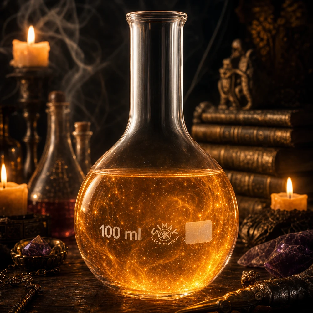 Platbodem kolf 100ml nauwe hals borosilicaat met afgeronde rand Precisiefles van 100 ml met schaalverdeling en smalle tuit voor exacte metingen