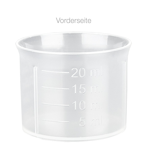 20 ml transparante doseerbeker met schaalverdeling ApoGlas 20 ml transparante doseerbeker met schaalverdeling ApoGlas