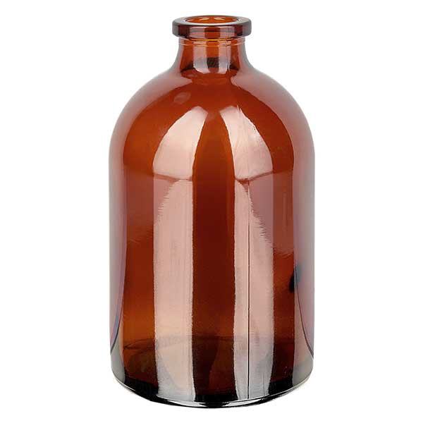 Injectiefles bruin glas 100ml Injectiefles bruin glas 100ml