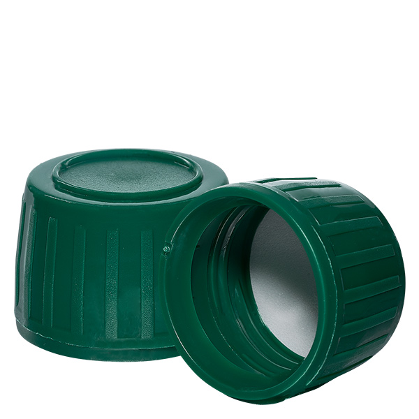 Schroefdop groen met verzegelring PP28 ApoGlas