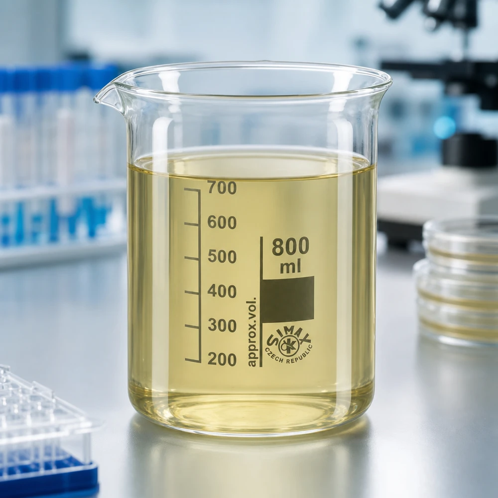 Bekerglas 800 ml van hittebestendig borosilicaatglas (laag model) Professionele laboratoriumbeker 800 ml van chemisch bestendig borosilicaatglas voor wetenschappelijke toepassingen
