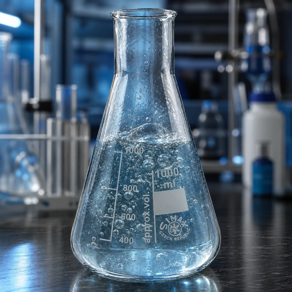Hittebestendige erlenmeyer van 100 ml met wijde hals voor professionele laboratoriumtoepassingen