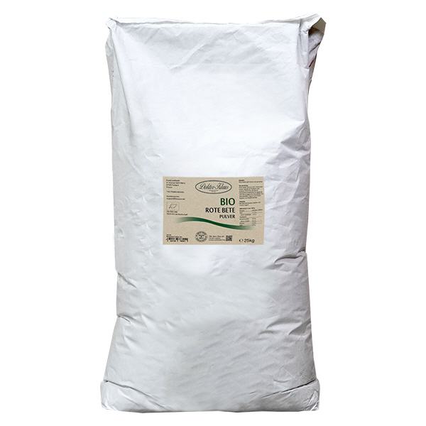 25kg biologisch rode bietenpoeder Doktor-Klaus grootverpakking.