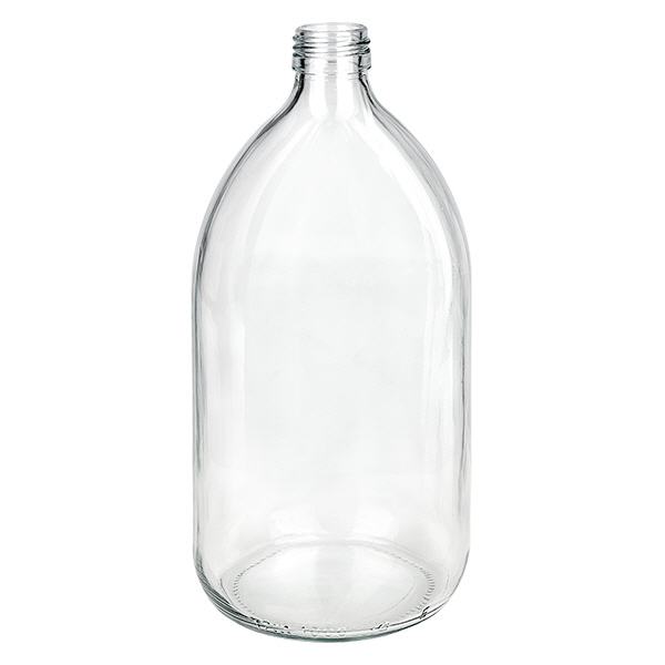 1000ml Euro-medicijnfles helder glas