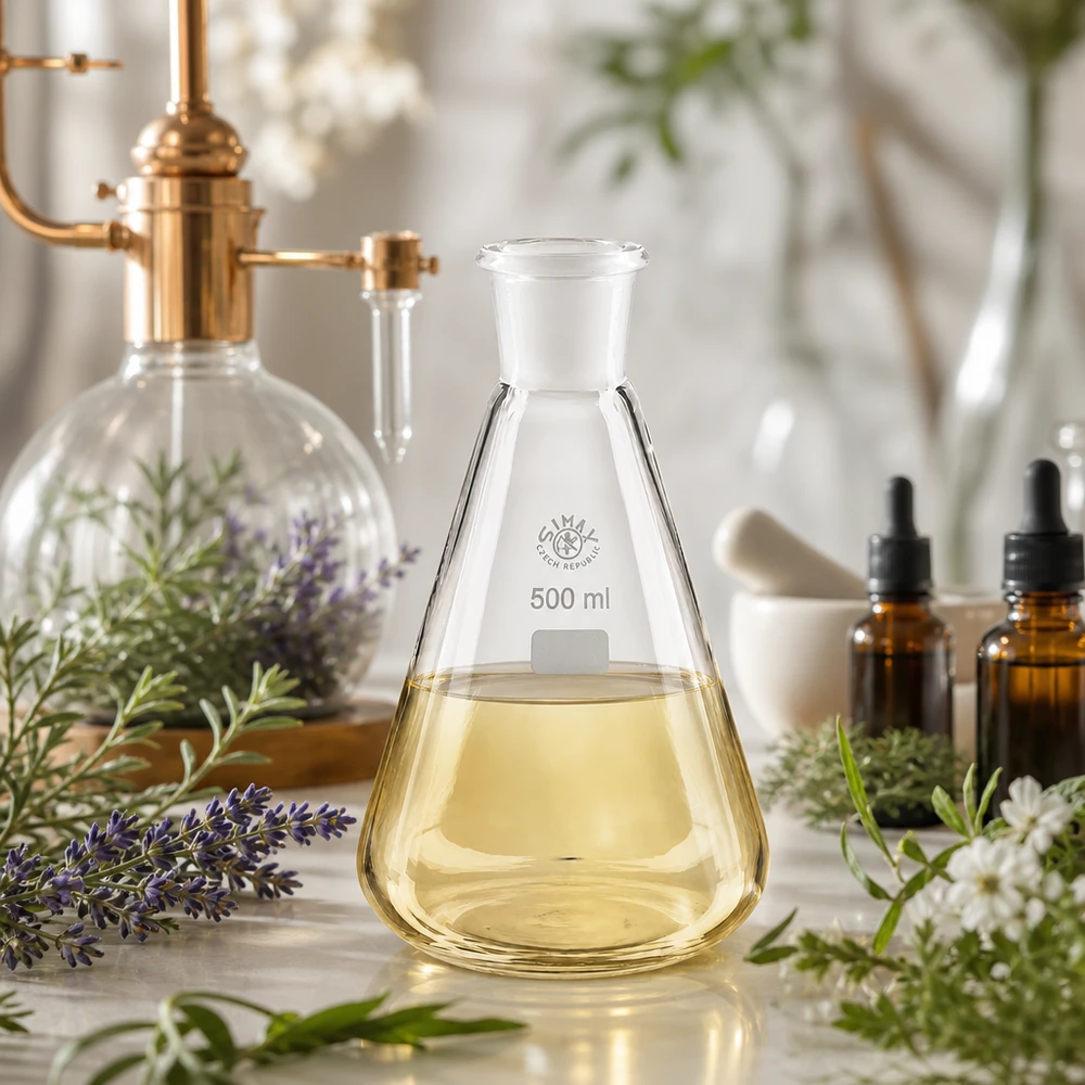 Erlenmeyer 500ml nauwe hals borosilicaat met slijpstuk 29/32 Farmaceutische apparatuur Erlenmeyer van 500 ml met maatverdeling en standaard geslepen verbinding