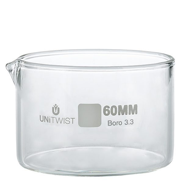 Kristalliseer schaal ø60mm borosilicaatglas UNiTWIST Kristalliseer schaal ø60mm borosilicaatglas UNiTWIST