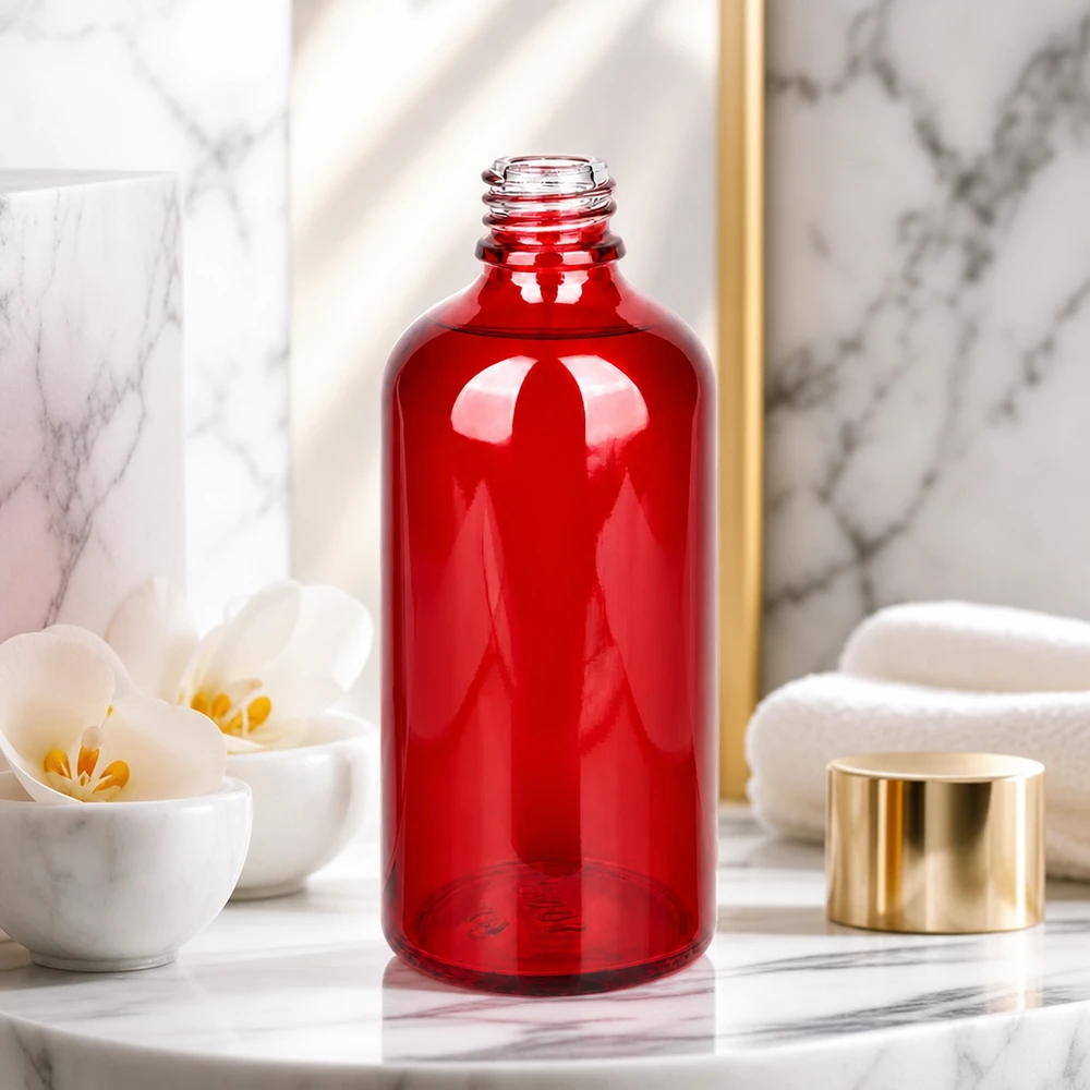 Apothekersfles 100ml RedLine UT18/100 UNiTWIST Compacte RedLine apothekersfles van 100 ml, perfect voor reisformaten en proefsetjes cosmetica