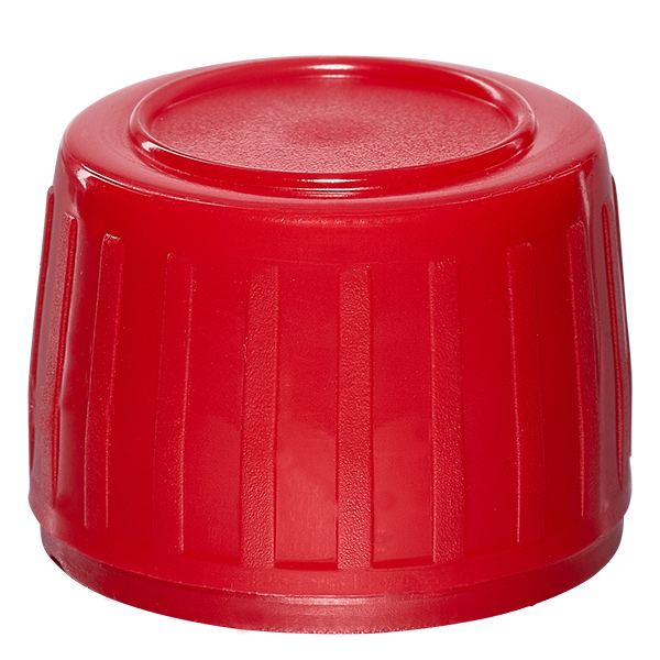Schroefdop rood met verzegelring PP28 ApoGlas