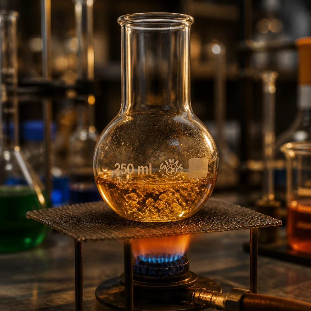 Platbodem kolf 250ml wijde hals borosilicaat met afgeronde rand Rondbodemkolf met brede hals 250 ml met optimale grootte voor kleinere laboratoriumexperimenten en -analyses