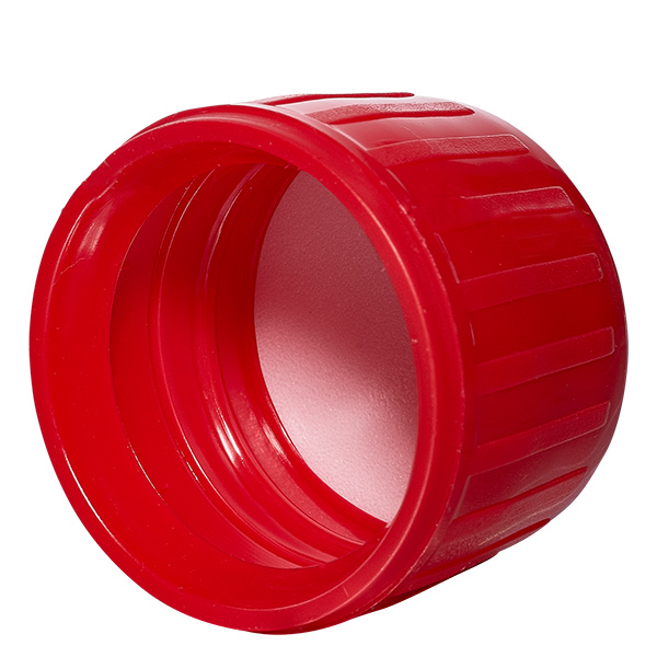 Schroefdop rood met verzegelring PP28 ApoGlas Schroefdop rood met verzegelring PP28 ApoGlas