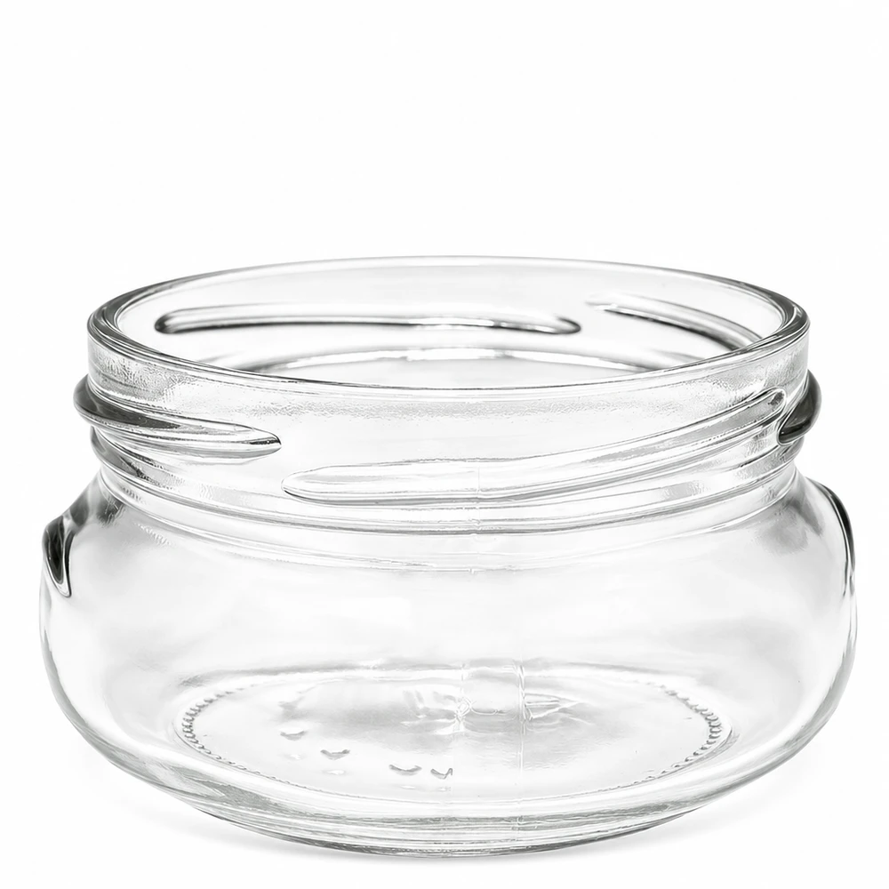 UNiTWIST Terrina120 terrine 120ml TO70 schroefdraad transparant leeg zonder deksel
