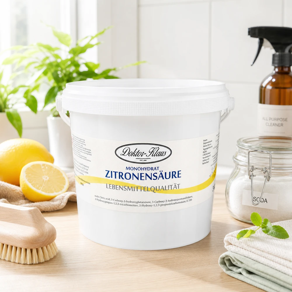 Citroenzuur 5kg Doktor-Klaus food grade voor keuken en huishouden milieuvriendelijk