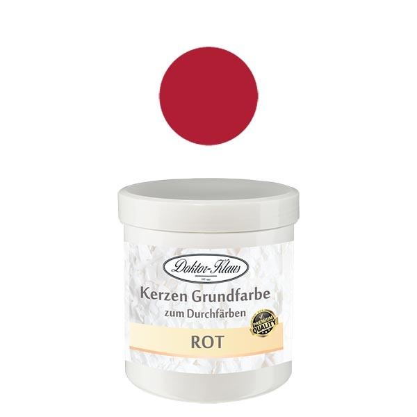 Doktor-Klaus kaarsenbasiskleur rood, 7 g, in pot Doktor-Klaus kaarsenbasiskleur rood, 7 g, in pot