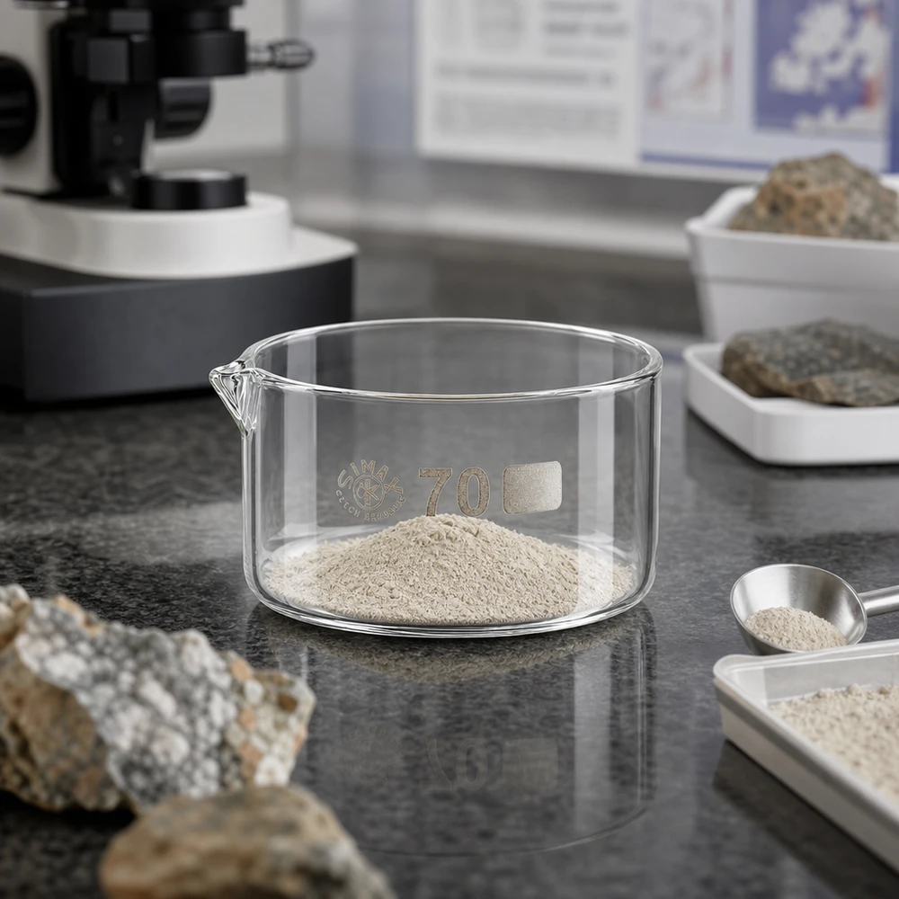 Kristalliseerschaal 100ml met schenktuit Kristallisatieschaal 100 ml, diameter 70 mm, voor minerale analyse van gesteentemonsters en metaalspatel