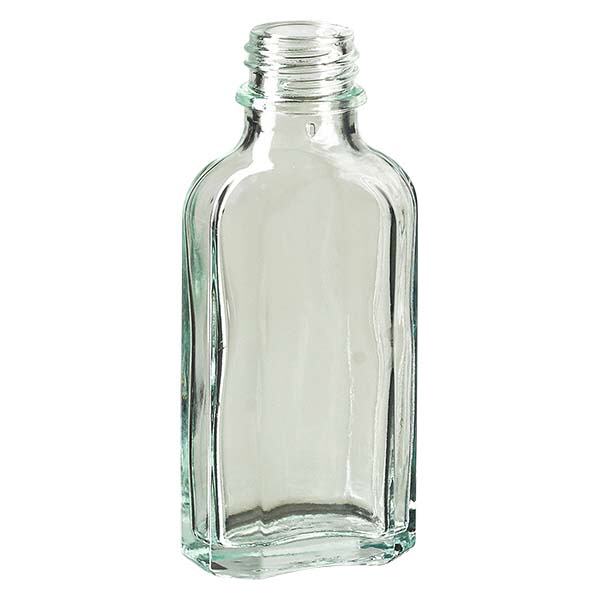 50 ml witte meplatfles met DIN 22 monding 50 ml witte meplatfles met DIN 22 monding