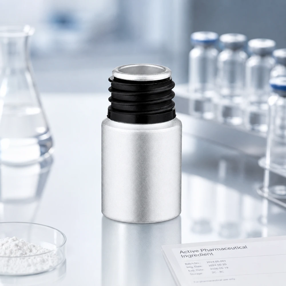 10 ml aluminium fles gebeitst zonder sluiting Ondoorzichtig aluminium flesje van 10 ml om UV-gevoelige stoffen te beschermen