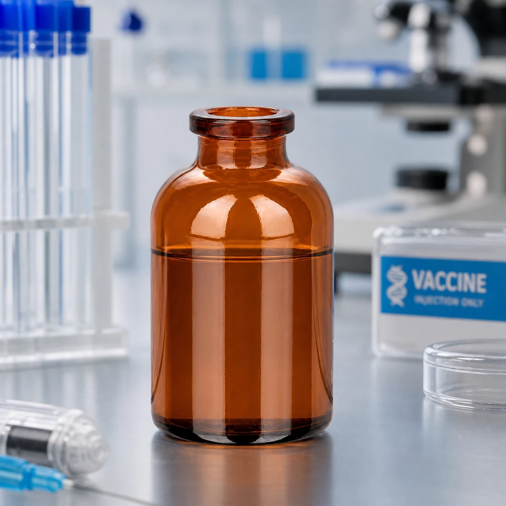 Injectiefles bruin glas 30ml Apotheken-Injektionsflasche Braunglas 30ml hydrolysebeständig Typ I für Pharmazeutika