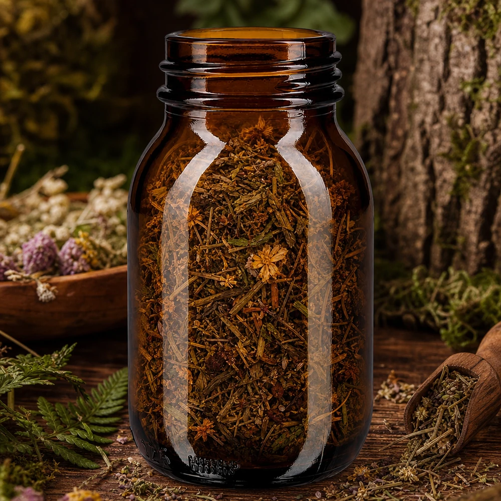 125ml fles amber glas Apothekersfles 125ml amberkleurig glas met wijde opening voor kruiden en gedroogde planten