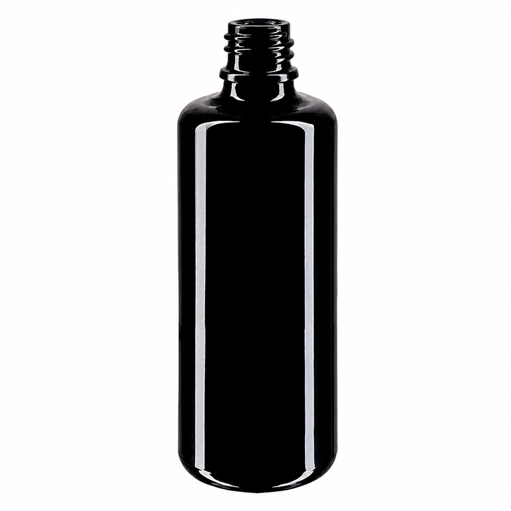 Violetglas fles 100ml DIN 18 (Mironglas) Orion druppelfles met een inhoud van 100 ml gemaakt van UV-beschermend Miron violet glas