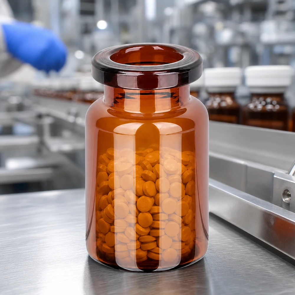Injectiefles bruin glas 5ml Lichtschutzflasche Braunglas 5ml mit kompaktem Fassungsvermögen für feste Arzneiformen