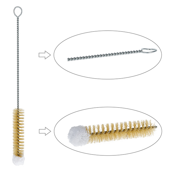 Ronde reinigingsborstel met katoenen kop ?16mm. Ideaal voor het schoonmaken van reageerbuizen. Natuurlijk haar en katoen. 22 cm totale lengte. Ronde reinigingsborstel met katoenen kop ?16mm. Ideaal voor het schoonmaken van reageerbuizen. Natuurlijk haar en katoen. 22 cm totale lengte.