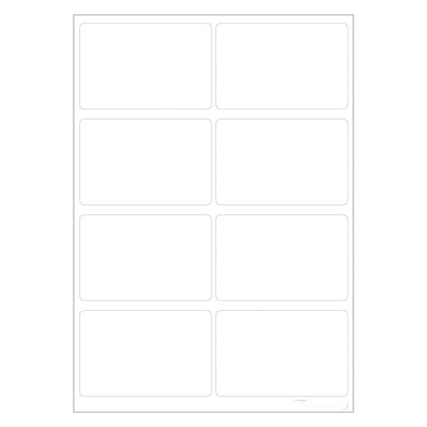 Universele etiketten wit (48 stickers) 25x40mm