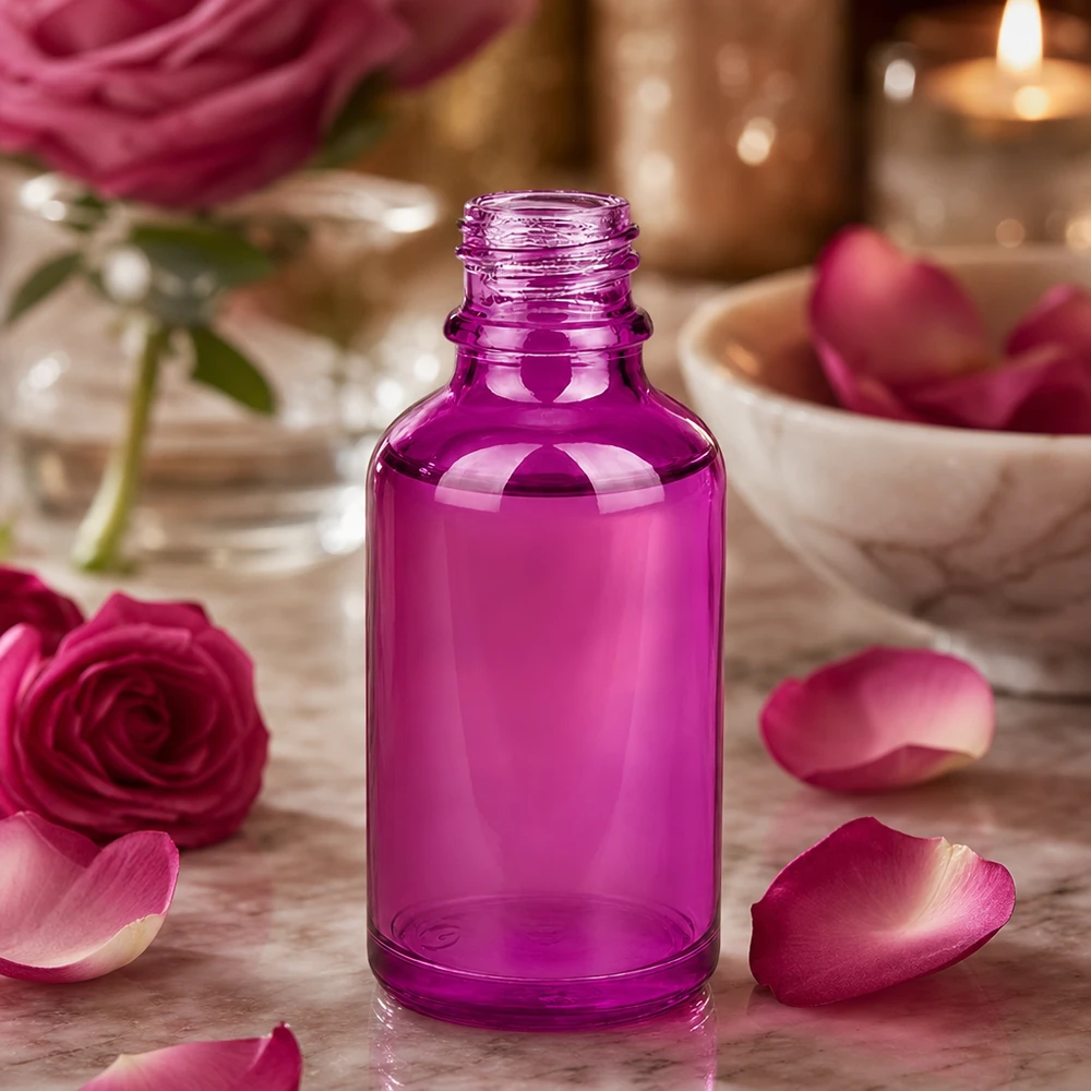 50ml apothekersfles PurpleLine UT18/50 UNiTWIST Ergonomische 50ml PurpleLine UT18/50 apothekersfles met praktische UNiTWIST schroefdraad