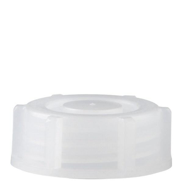 Schroefsluiting voor 1000 ml laboratoriumfles met nauwe hals transparant 28 mm