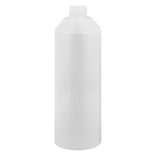 PET cilinderfles 250ml wit, S20x3, zonder sluiting