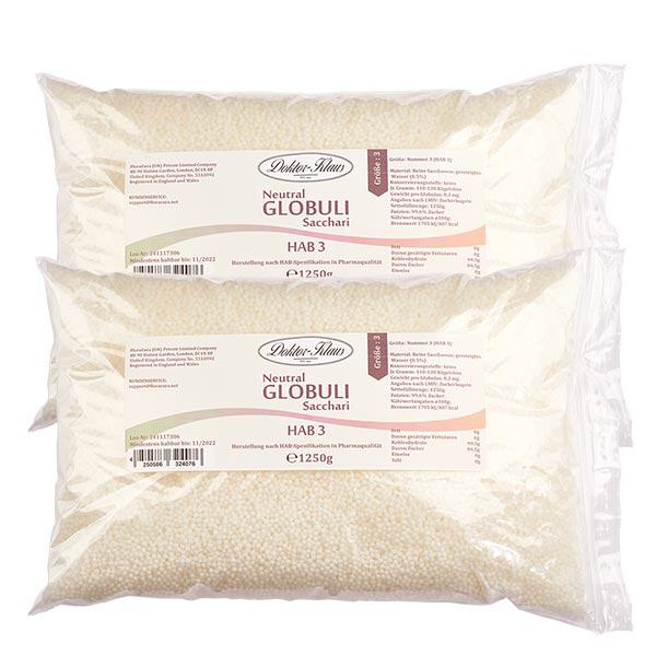 2,5 kg Neutral globuli HAB3 van 100% zuivere sacharose (2 x 1,25 kg) 2,5 kg Neutral globuli HAB3 van 100% zuivere sacharose (2 x 1,25 kg)
