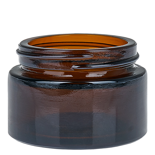 Glazen pot 30ml bruin met inlay deksel UNiTWIST