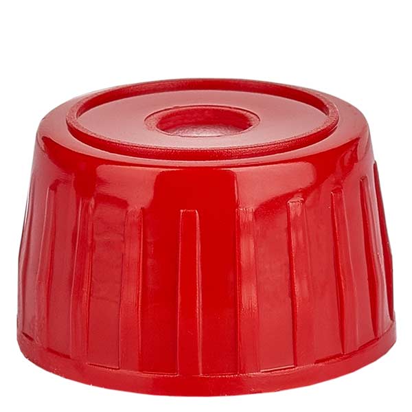 Ontgassingssluiting 28 mm rood