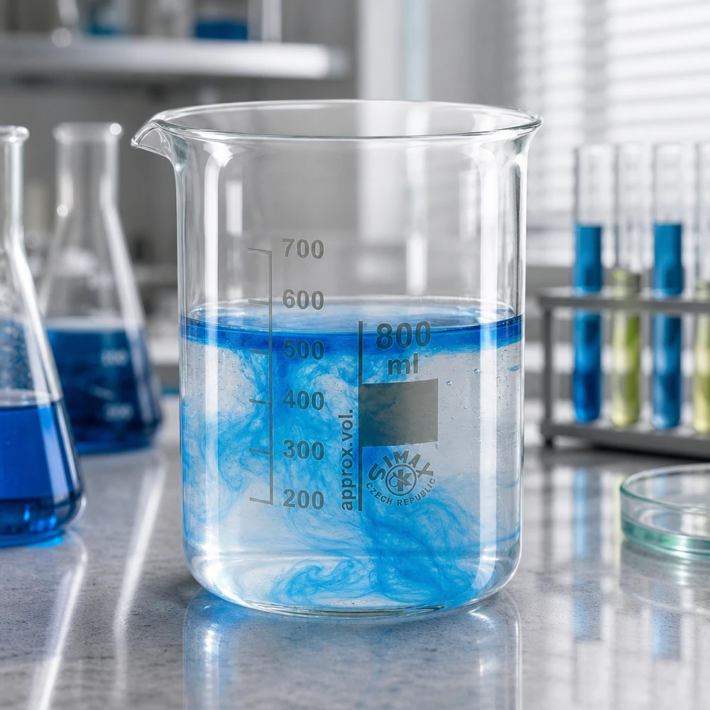 Bekerglas 800 ml van hittebestendig borosilicaatglas (laag model) Borosilicaatglas beker 800ml lage vorm met stabiele constructie voor professioneel laboratoriumwerk