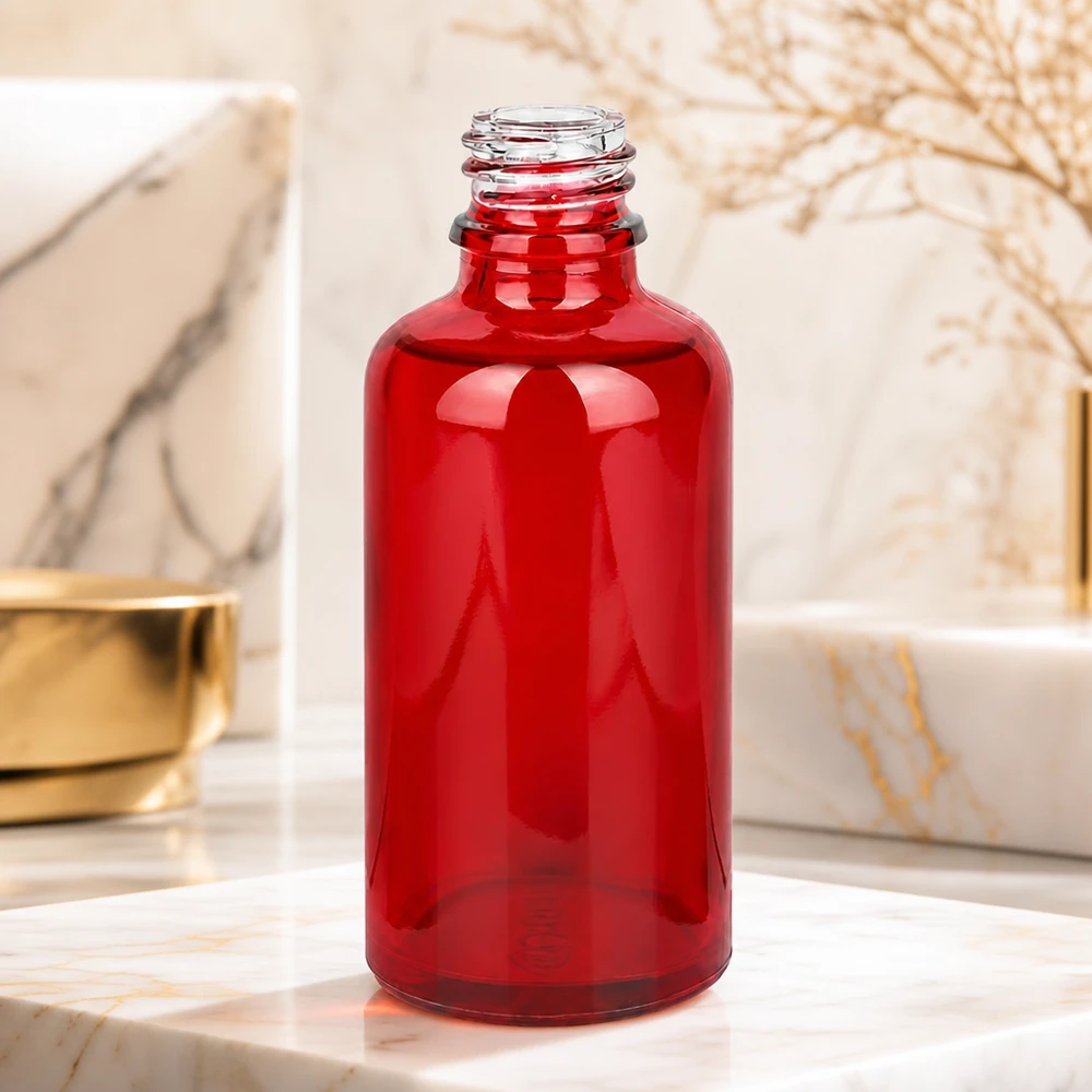 Premium RedLine UT18/50 apothekersfles met glad oppervlak voor hygiënische reiniging