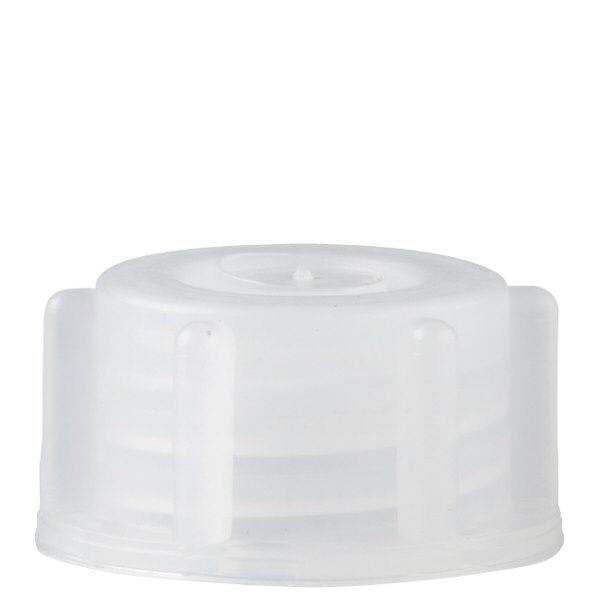 Schroefsluiting voor 100 ml laboratoriumfles met nauwe hals
