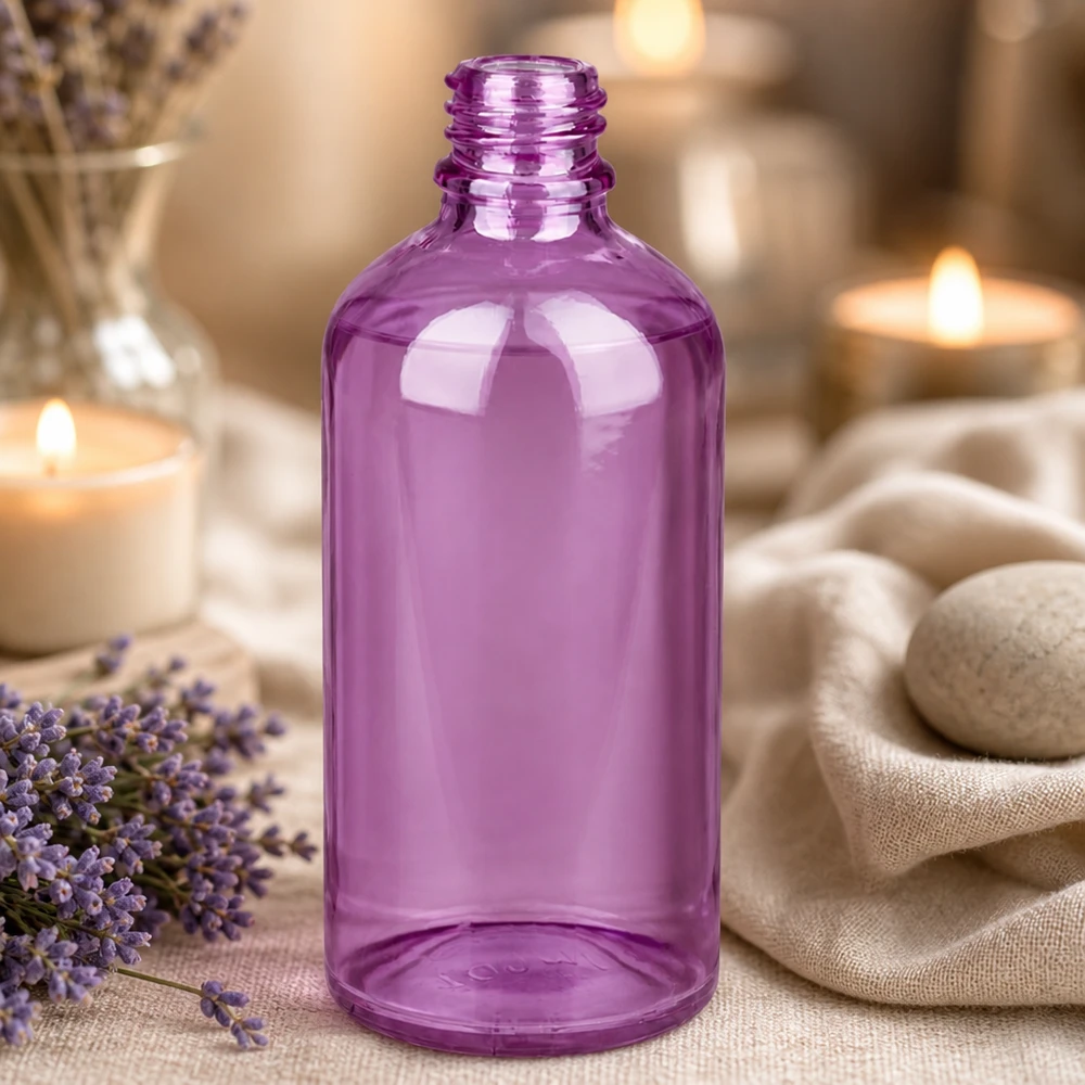 100ml apothekersfles PurpleLine UT18/100 UNiTWIST Compacte apothekersfles 100ml met UNiTWIST systeem, perfect voor op reis en onderweg
