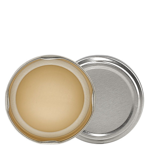63mm BasicSeal deksel zilver (TO63) UNiTWIST 63mm BasicSeal deksel zilver (TO63) UNiTWIST