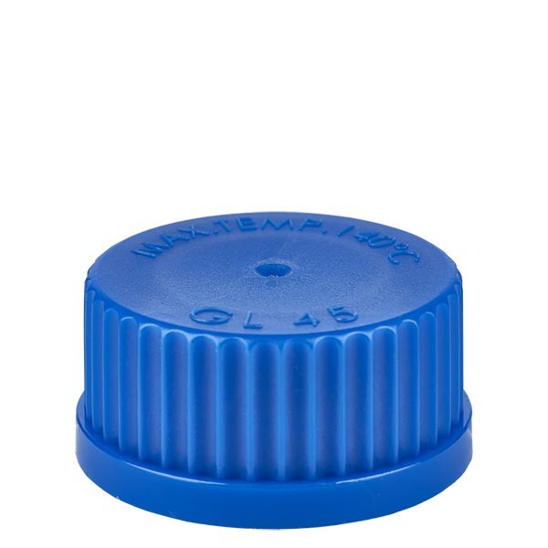 Schroefsluiting - dop GL 45 blauw Schroefsluiting - dop GL 45 blauw
