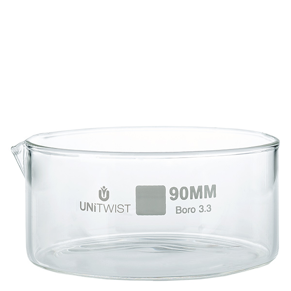 Kristalliseer schaal ø90mm borosilicaatglas UNiTWIST Kristalliseer schaal ø90mm borosilicaatglas UNiTWIST