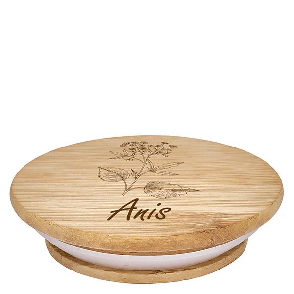 Holzdeckel "Anis" für WECK RR60 Holzdeckel "Anis" für WECK RR60