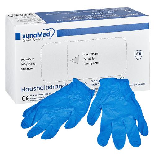 Doos van 100 SunaMed wegwerphandschoenen maat S Doos van 100 SunaMed wegwerphandschoenen maat S