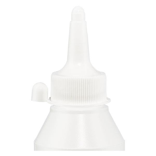 Sluiting 32 mm met sluitbandje en dop wit PP standaard Sluiting 32 mm met sluitbandje en dop wit PP standaard