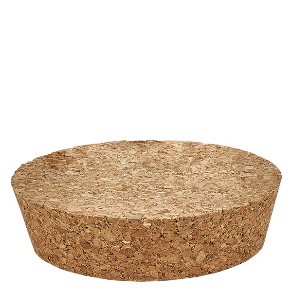 WECK kurkstop RR80 voor 75mm opening gemaakt van natuurkurk bruin rond 72-82mm diameter 20mm hoogte sluiting