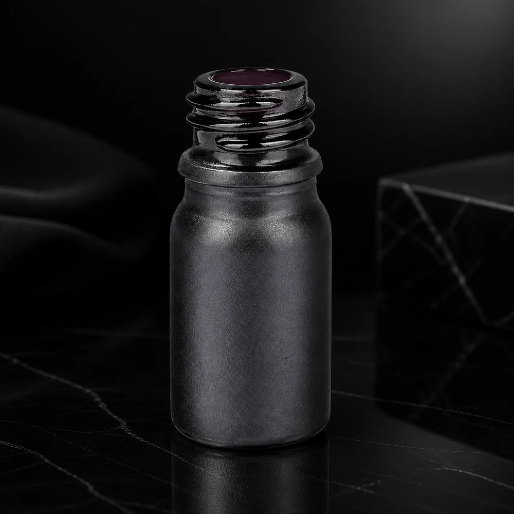 5ml apothekersfles BlackLine UT18/5 UNiTWIST Hoogwaardige BlackLine apothekersfles UT18/5 UNiTWIST 5ml van dik violet glas