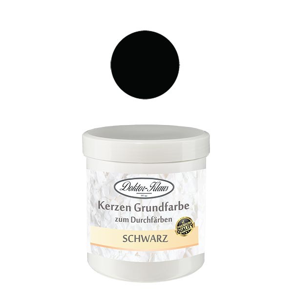 Doktor-Klaus kaarsenbasiskleur zwart, 7 g, in pot Doktor-Klaus kaarsenbasiskleur zwart, 7 g, in pot