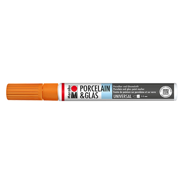 Krijt mandarijn 1-2mm voor glas/porselein (225)