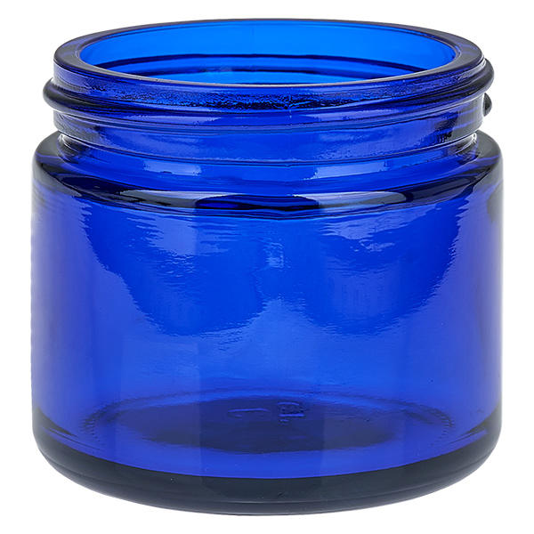 Glazen pot 60ml blauw met deksel UNiTWIST