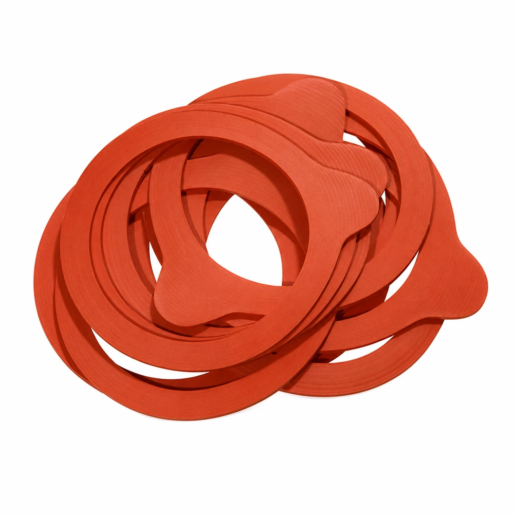 Inlegring van natuurrubber RR80 Inmaakring natuurrubber RR80 oranje Rubberen ringen voor het inmaken van inmaakpotten Afsluitringen Inmaakhulpmiddel