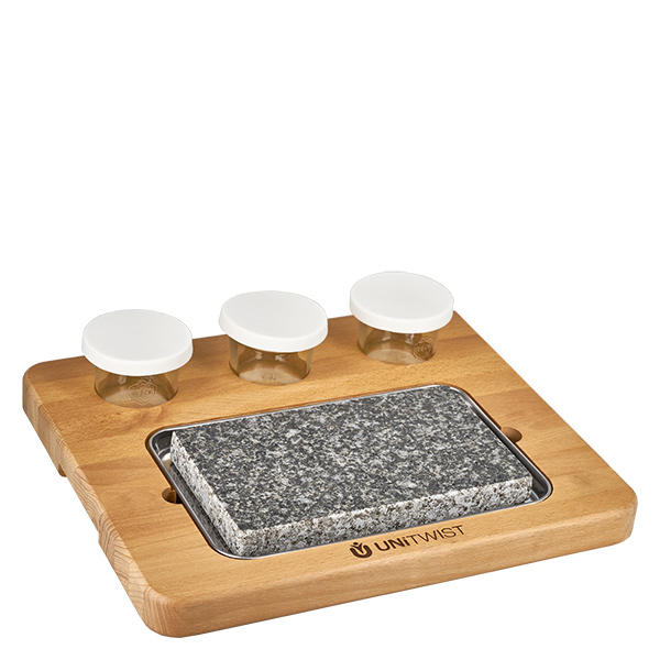 Hot Stone Grillsteenset L - binnen & buiten