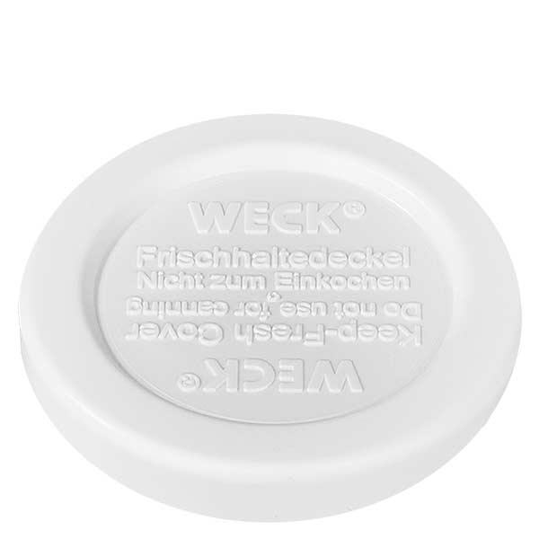 WECK RR40 keep-fresh deksel wit van kunststof voor inmaakpotten voor het luchtdicht afsluiten van conserven